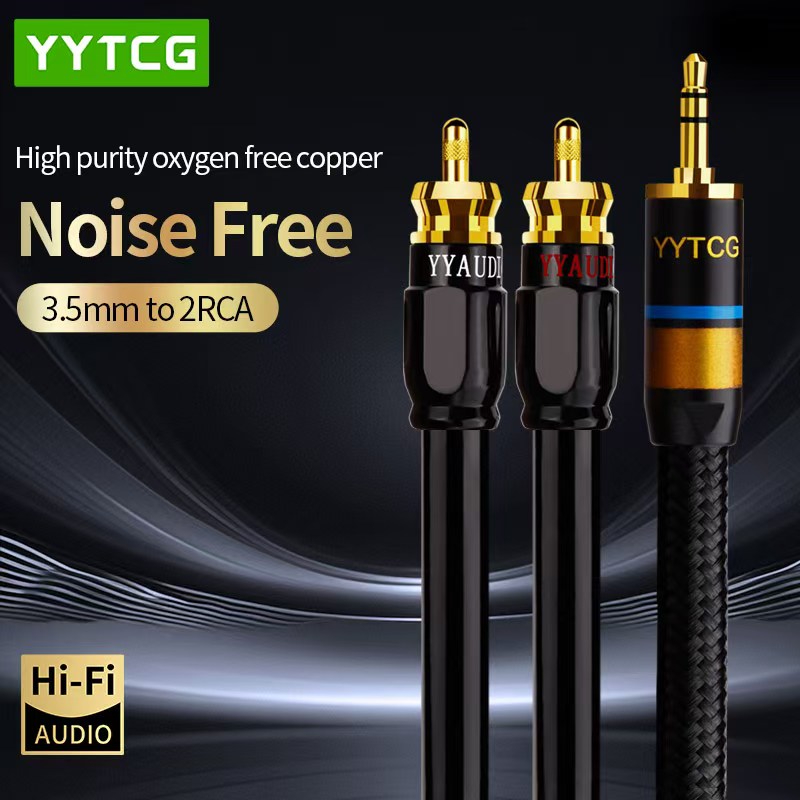 Home Cinema Player - YYTCG câble RCA HiFi stéréo 3.5mm