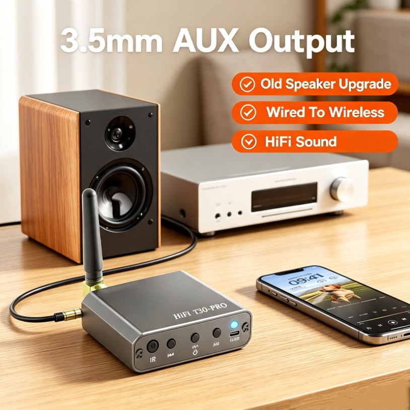 Home Cinema Bluetooth - Mini récepteur Audio Bluetooth T30 PRO