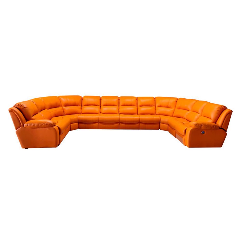 Home Cinema Recliners - Canapé inclinable sectionnel surdimensionné de luxe
