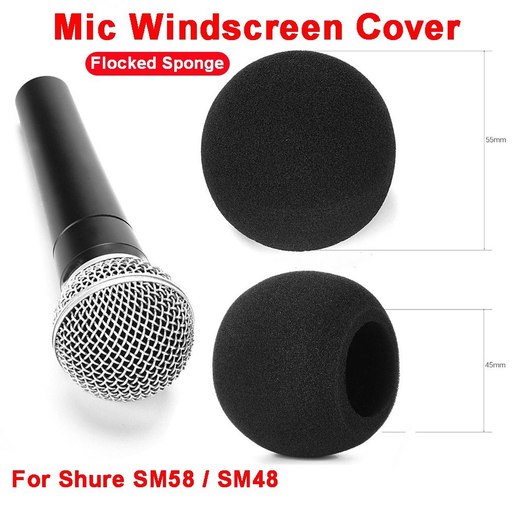 Shure Mic Sm58 - Cache-micro de remplacement en mousse floquée