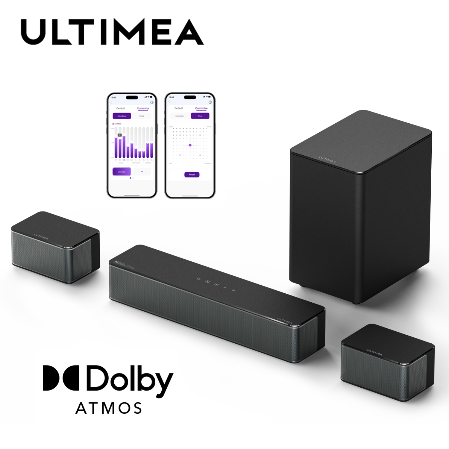 Home Cinema Atmos - Barre de son ULTIMEA Poseidon M4T