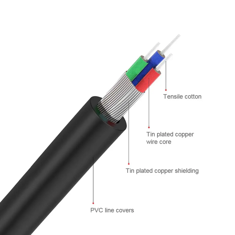 Câble RCA QGeeM 2RCA vers 3.5m - Home Cinema Player avis et prix