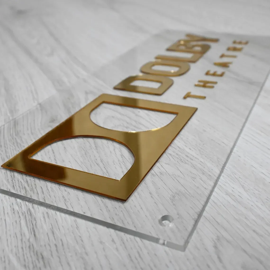 Plaque décorative en acrylique - Home Cinema Atmos avis et prix