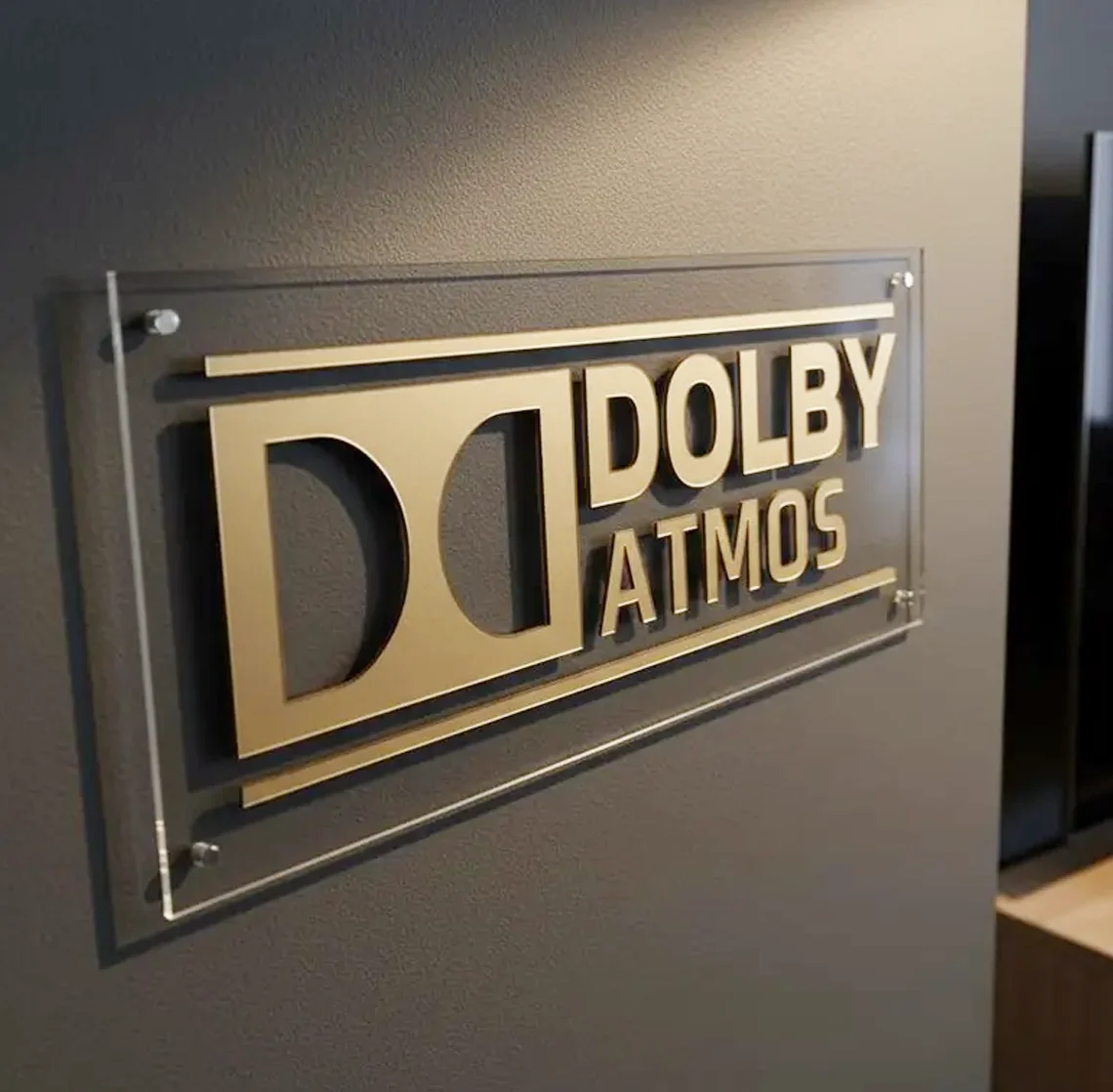 Plaque décorative en acrylique - Home Cinema Atmos avis et prix