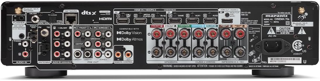Récepteur Marantz Cinema 70S 7 - Home Cinema Atmos avis et prix