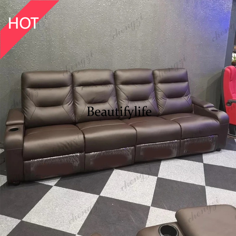 Ensemble de canapés en cuir A4 - Home Cinema Recliners avis et prix