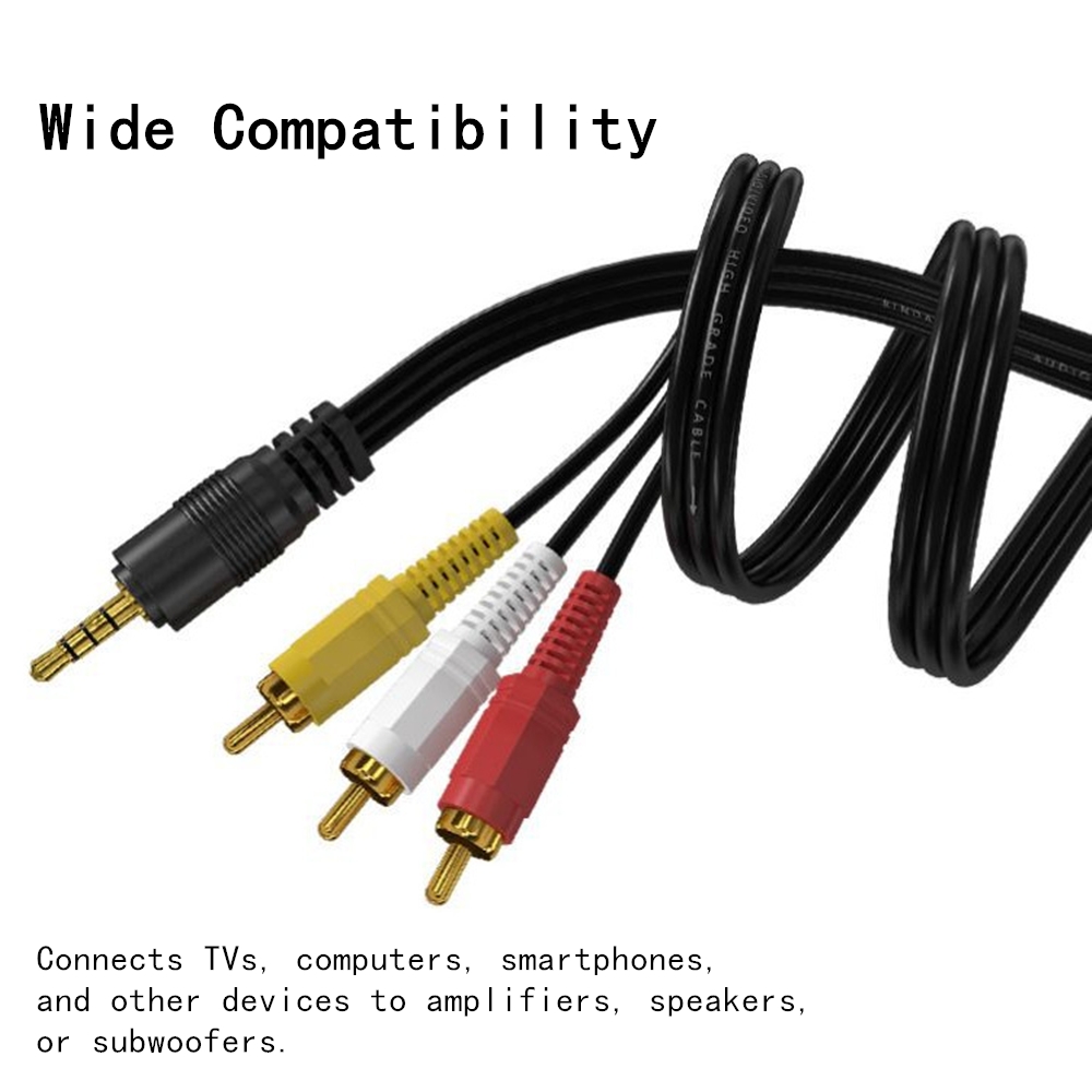 Câble Audio-vidéo RCA 3.5mm à  - Home Cinema Player avis et prix