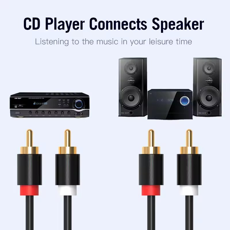 Câble RCA stéréo HIFI 2RCA ver - Home Cinema Player avis et prix
