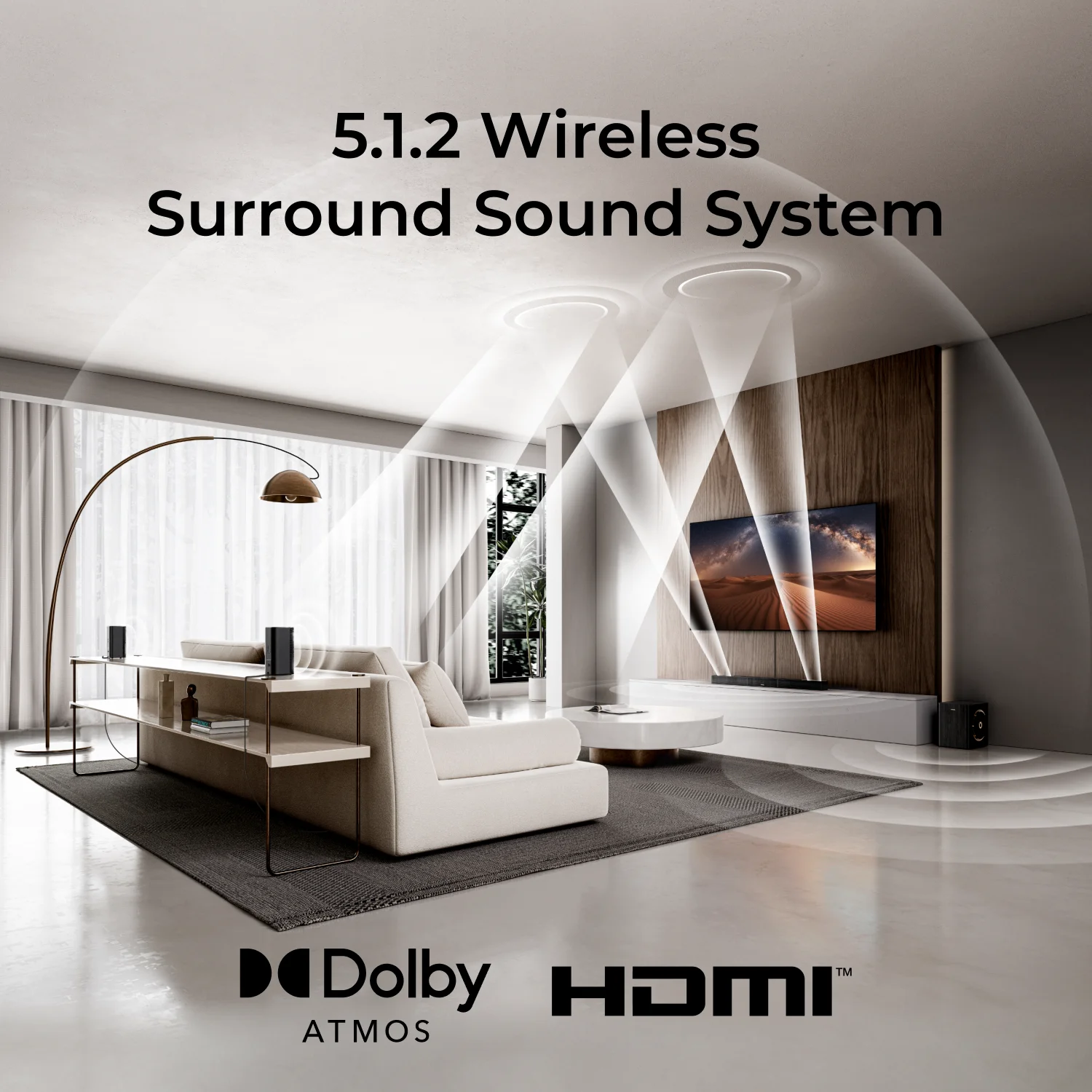 Système de son Surround sans f - Home Cinema Atmos avis et prix