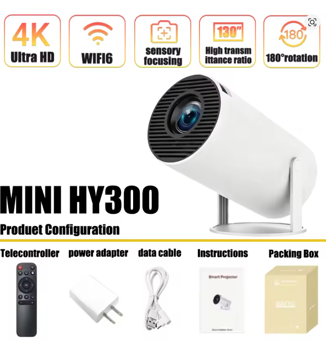 Mini projecteur portable HY300 - Home Cinema Compact avis et prix