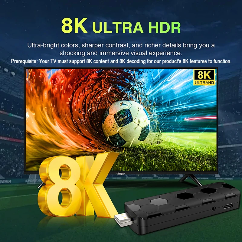 Android 16 8K Ultra HD TV Stic - Home Cinema Player avis et prix