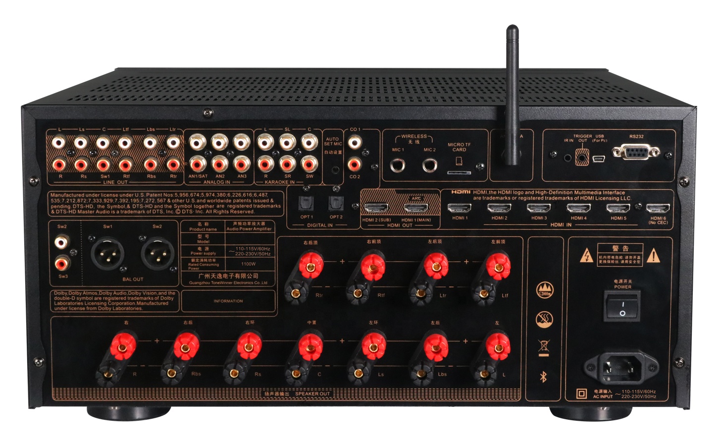 Récepteur AV Dolby Atmos 11,2  - Home Cinema Atmos avis et prix