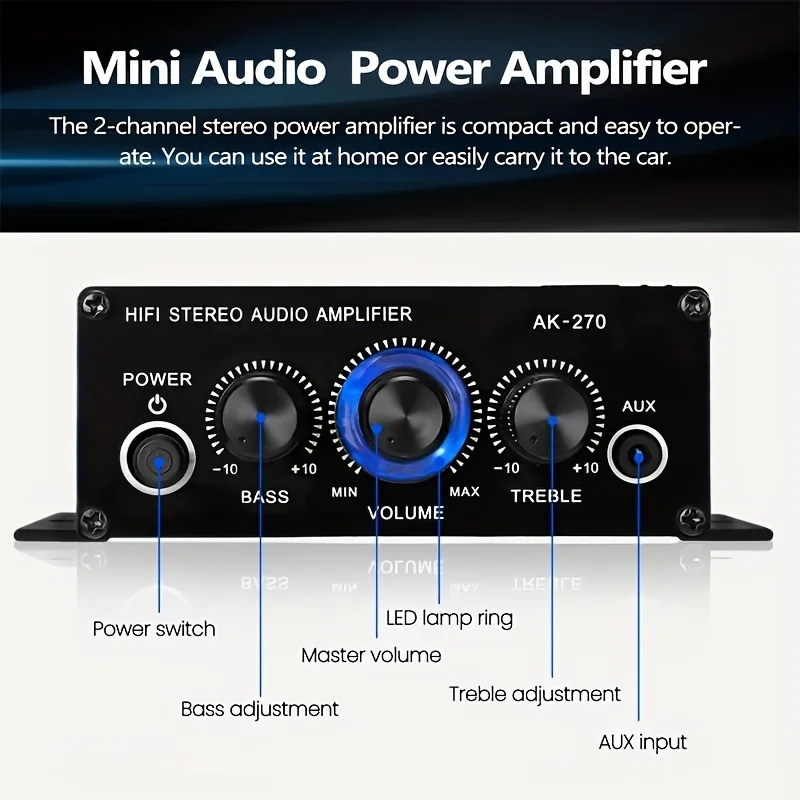 Mini amplificateur de puissanc - Home Cinema Compact avis et prix